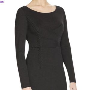 Kobi Halperin Presley stitched long sleeved dress.